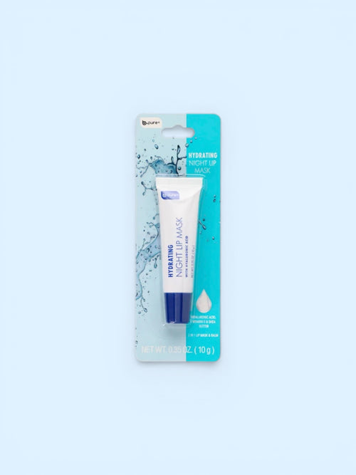 B-Pure Hydrating Night Lip Mask with Hyaluronic Acid, Vitamin E & Shea Butter